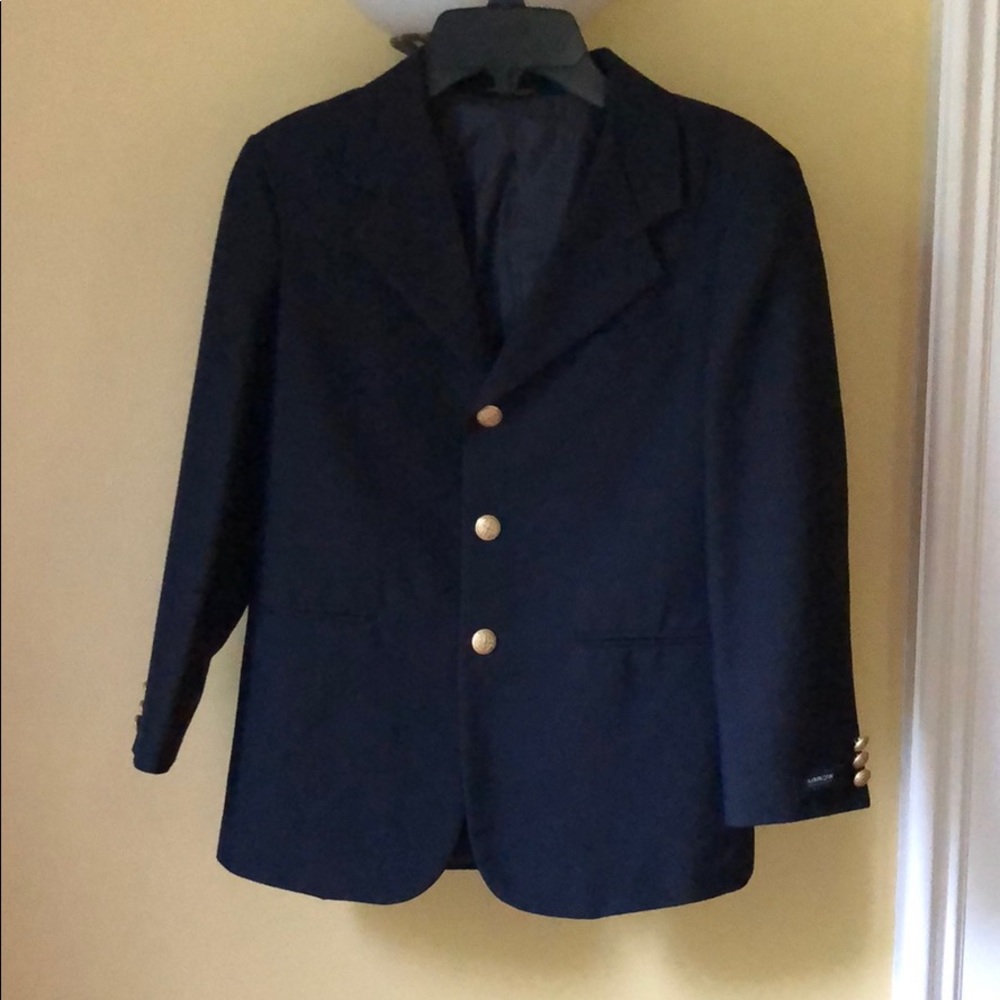 Boys Arrow Navy Blazer